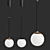 Arlight Hanging Beads Pendant - R100 3D model small image 2