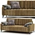 Elegant Velvet Divan - Markful 3D model small image 2