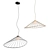 Modern Black Design Pendant Light 3D model small image 1