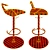 ColicoGEO Chair: Modern Metal and Leather Stool 3D model small image 2