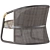 Elegant Hamar Armchair: Luxurious Comfort for Your Home 3D model small image 5