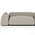 Luxurious Lotta Agaton Velvet Sofa 3D model small image 3