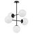 Oxygen Nebula Black Pendant Light 3D model small image 1