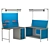 Heavy Duty Workbench VL-K-150 3D model small image 4
