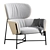 Modern and Stylish SP01 Caristo Armchair 3D model small image 1