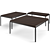 B&B Italia Michel Coffee Tables: Stylish and Versatile Set 3D model small image 2