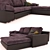 Stylish Corner Sofa Bed - Bono BENIX 3D model small image 2