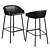 Bross Italia: Stylish Bar Stool for Modern Spaces 3D model small image 2