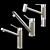 BLANCO Faucet Trio in Dual Materials 3D model small image 2