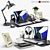 Tech Workspace Render Bundle 3D model small image 1