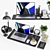 Tech Workspace Render Bundle 3D model small image 2