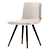 Modern Elegance Chair: Natuzzi Slancio 3D model small image 4
