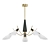 Lunel Opaline Chandelier 1950s 3D model small image 1