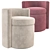  Solene Side Chair Velvet Collection 3D model small image 5