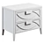 Amelie Black Nightstand by Loft-Concept 3D model small image 4