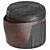 Barbora 2013 Wood Stool 3D model small image 2