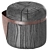 Barbora 2013 Wood Stool 3D model small image 3