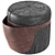 Barbora 2013 Wood Stool 3D model small image 7