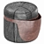 Barbora 2013 Wood Stool 3D model small image 8