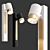 Sif Wall Metal and Wood Sconce 3D model small image 4