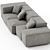 Luxurious Extrasoft Living Divani Sofa 3D model small image 2