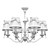 Elegant Bird Pendant Chandelier Homedeco 3D model small image 2