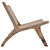 Rustic Teak Armchair: Beida Replica 3D model small image 6