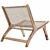 Rustic Teak Armchair: Beida Replica 3D model small image 7