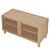Beyla Oak Shoe Cabinet (La Forma) 3D model small image 3