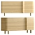 Sleek Paris Paname Dresser 3D model small image 1