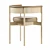 Modern Minatomirai Cafe Side Chair 3D model small image 2