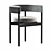 Modern Minatomirai Cafe Side Chair 3D model small image 4