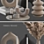 Pampas Zara Home Decor Set 3D model small image 6