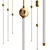 Metallic Brass LED Design Lamp 3D model small image 1