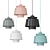 Scandinavian Style Minimalist Pendant Light 3D model small image 1