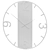 Elegant Wall Clock 203136 Gray 3D model small image 2