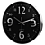 Elegant Wall Clock L924J-2 3D model small image 1