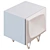 Quadra Garda Decor Nightstand 3D model small image 3
