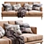 Bonaldo Paraiso Modern Sofa, 2013 3D model small image 4