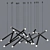 Modern LED Chandelier 14-Light Fixture 3D model small image 2