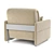 Boston Convertible Armchair Bed 3D model small image 2