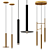Grok Pendant Lamp Trio Variety 3D model small image 1