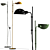 Marset Funiculi Terracotta Floor Lamp 3D model small image 1