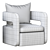 Luxe Armchair San Marino 2015 3D model small image 6