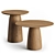 Teak Dunes Tables Tribù 3D model small image 1