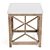 Geometric Stone Top Side Table 3D model small image 2