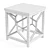 Geometric Stone Top Side Table 3D model small image 6
