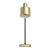 Brushed Gold Cylinder Desk Lamp 3D model small image 3