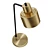 Brushed Gold Cylinder Desk Lamp 3D model small image 4