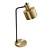 Brushed Gold Cylinder Desk Lamp 3D model small image 5